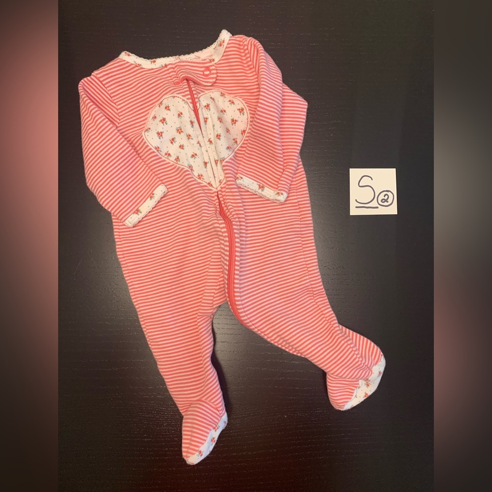 ⭐️2/$8.00⭐️ Carter’s 3m Striped Cotton Sleeper